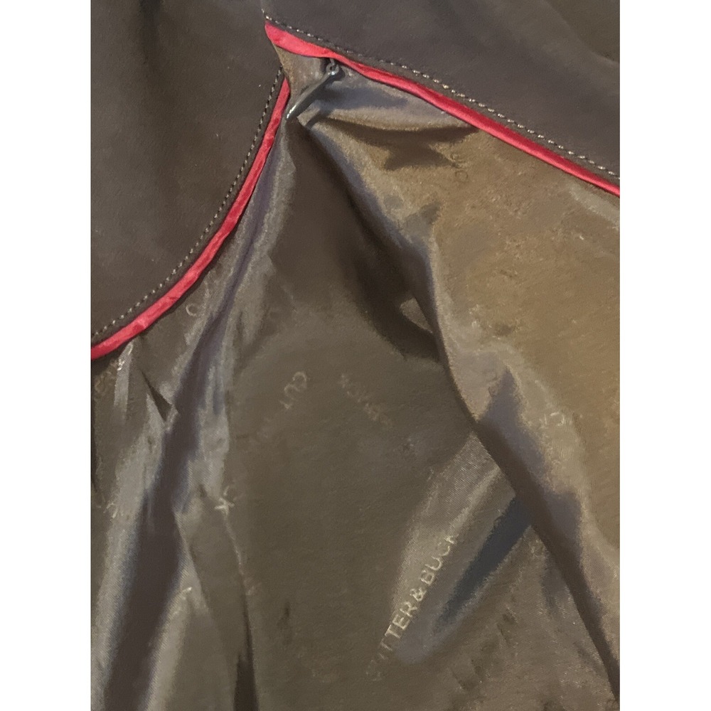 University Of Minnesota Brown Suede Jacket CUTTER & BUCK embroidered Size S - Picture 8 of 12